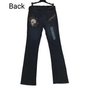 Ed Hardy Jeans Womens Size 26 Boot Cut by Christian Audigier (26x34) NEW w/ TAGS